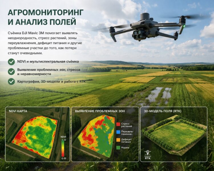 Агродроны, обработка полей и мониторинг